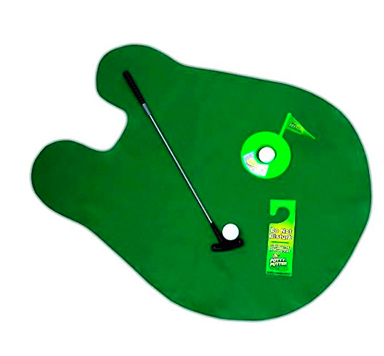 Mini Toilet Golf Toy Set Potty Putter Toilet Time Golf Game Golf