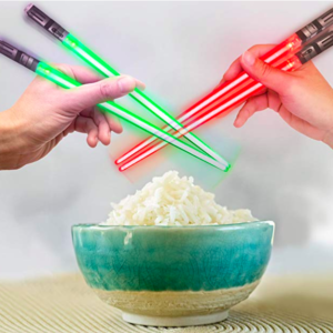glowing chopsticks