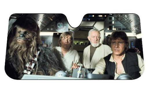 Pare-soleil pour Voiture Star Wars Millennium Falcon Cockpit Springshade