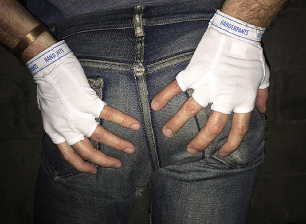Archie McPhee Handerpants Underpants for Your Hands, White